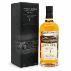 都明多 Tomintoul 2011 11年 Hidden Spirits #TM1122S 瓶身與外盒商品圖