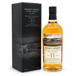 都明多 Tomintoul 2011 11年 Hidden Spirits #TM1122S 瓶身與外盒商品圖