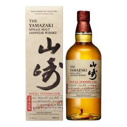 山崎 西班牙橡木 續蘊桶藏版 2026 酒瓶與外盒